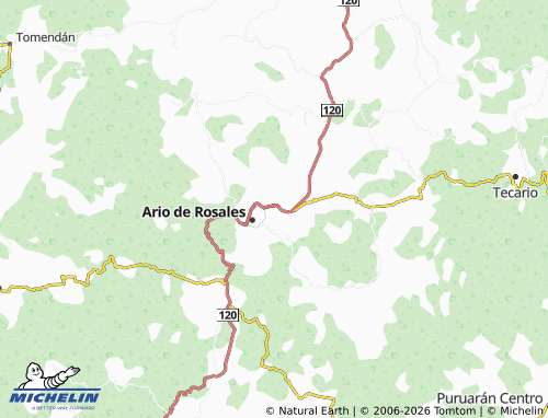 MICHELIN Obrera Popular map - ViaMichelin