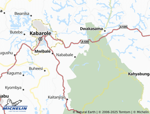 MICHELIN Nababale map - ViaMichelin