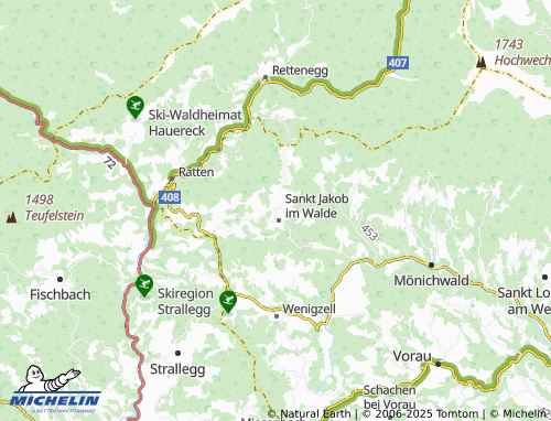 MICHELIN-Landkarte Kirchenviertel - ViaMichelin