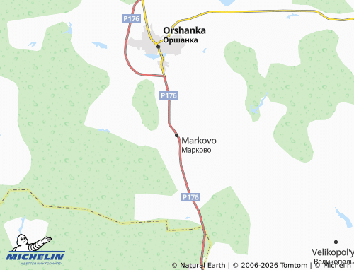 MICHELIN-Landkarte Markovo - ViaMichelin