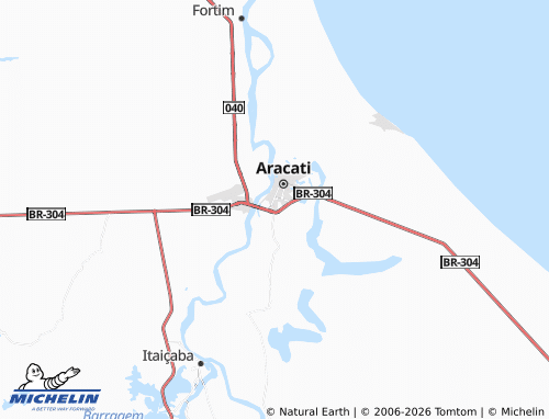 Mappa MICHELIN Nossa Senhora de Lourdes - ViaMichelin