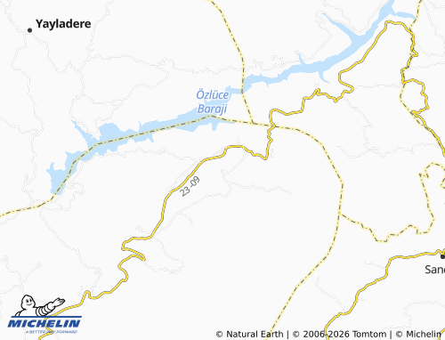MICHELIN Karaçan map - ViaMichelin