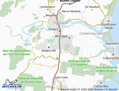 MICHELIN-Landkarte South Nowra - ViaMichelin