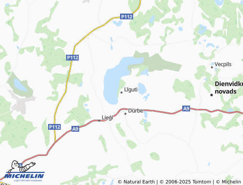 MICHELIN Līguti map - ViaMichelin