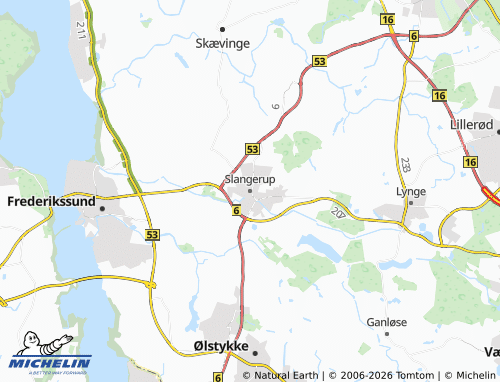 Mappa MICHELIN Slangerup - ViaMichelin