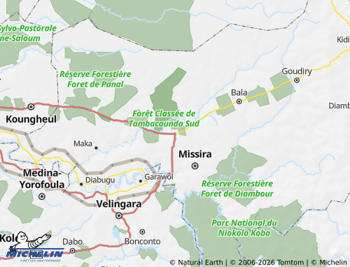 Mappa MICHELIN Tambacounda - ViaMichelin