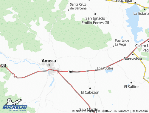 Mappa MICHELIN La Labor de Solís - ViaMichelin