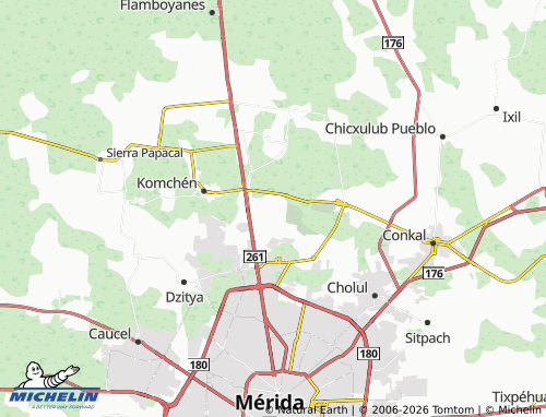 Kaart MICHELIN Ceiba - ViaMichelin