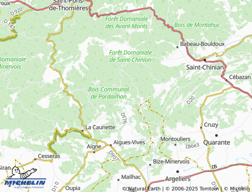 Carte MICHELIN Gimios - ViaMichelin