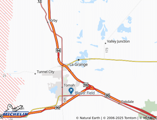 MICHELIN La Grange map - ViaMichelin