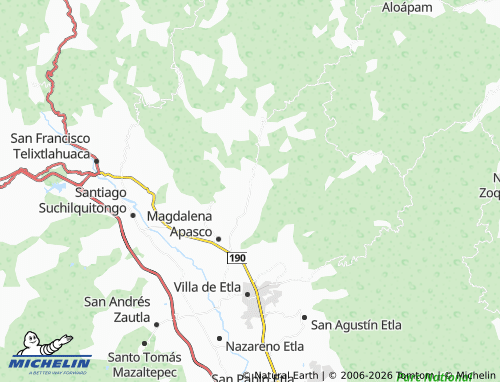 Mappa MICHELIN San Juan del Estado - ViaMichelin