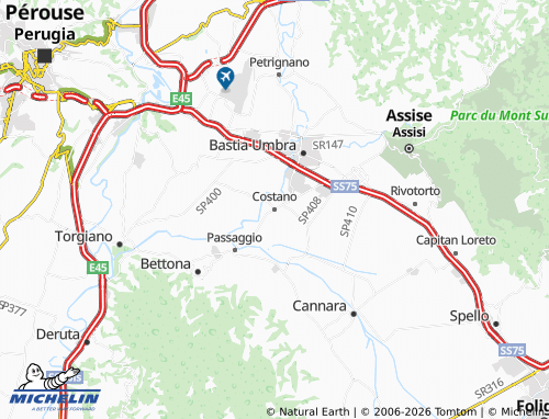 Mapa MICHELIN Costano - ViaMichelin