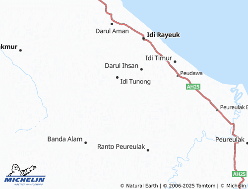 MICHELIN Alue Lhok map - ViaMichelin