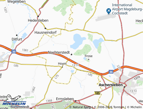 MICHELIN Nachterstedt map - ViaMichelin
