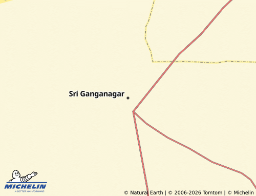 Carte MICHELIN Sri Ganganagar - ViaMichelin