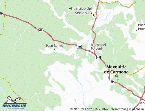 Mappa MICHELIN Ejido Milpillas - ViaMichelin