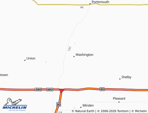 Kaart MICHELIN Washington - ViaMichelin