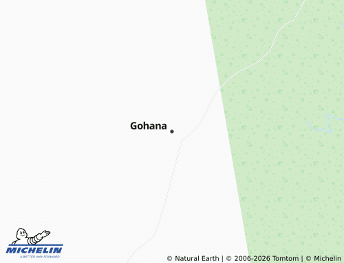 MICHELIN Gohana map - ViaMichelin