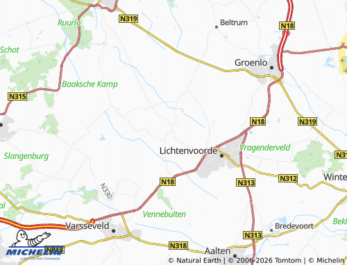 Carte MICHELIN Zieuwent - ViaMichelin