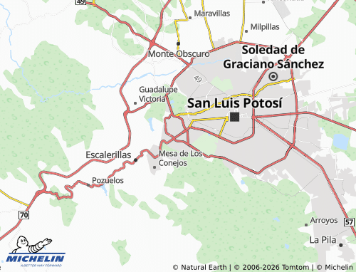 Mappa MICHELIN Loma Verde - ViaMichelin