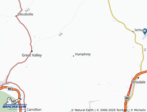 Mapa MICHELIN Humphrey - ViaMichelin