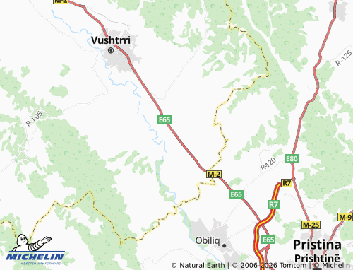 Carte MICHELIN Stanoc i Epërm - ViaMichelin