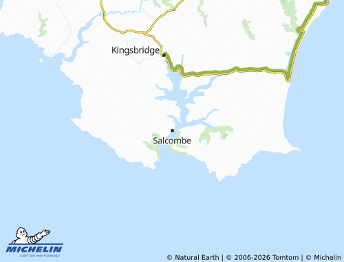 MICHELIN Salcombe map - ViaMichelin