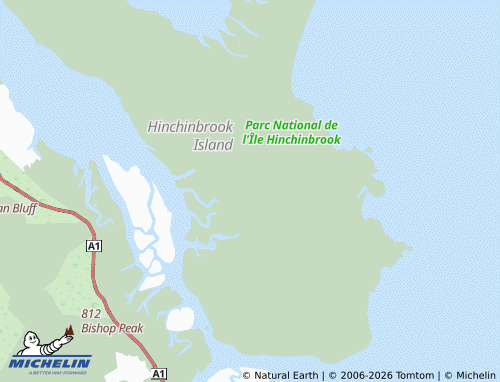 Kaart MICHELIN Hinchinbrook - ViaMichelin