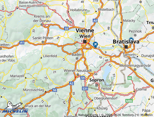 MICHELIN-Landkarte Baden - ViaMichelin