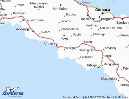 MICHELIN Muliguin map - ViaMichelin