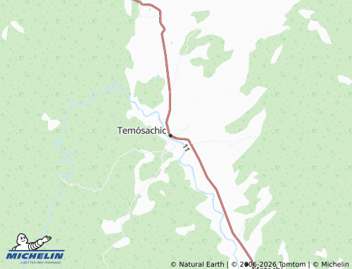 Mapa MICHELIN Temósachic Centro - ViaMichelin