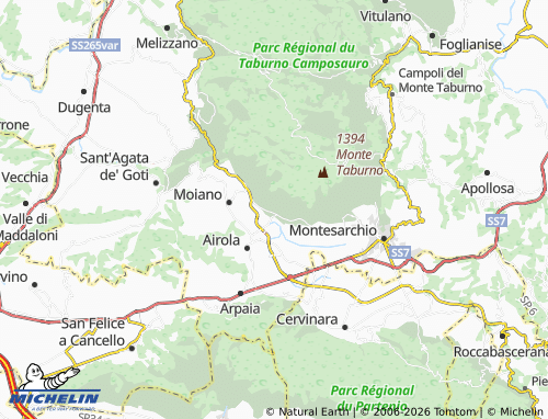 Carte MICHELIN Bucciano - ViaMichelin