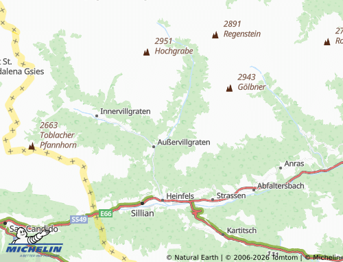 Mapa MICHELIN Walchboden - ViaMichelin