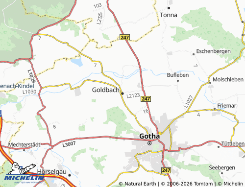 Mapa MICHELIN Goldbach - ViaMichelin