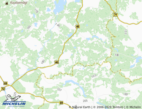 Mapa MICHELIN Tõutsi - ViaMichelin
