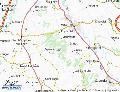 Mappa MICHELIN Frontil - ViaMichelin