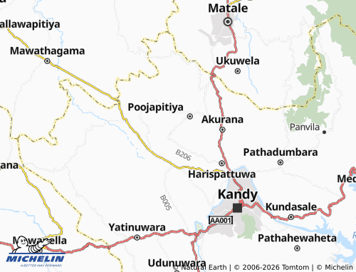 MICHELIN Dembaralawa map - ViaMichelin