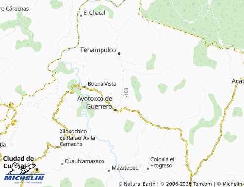 Mappa MICHELIN Rancho Nuevo, Gachupinate - ViaMichelin