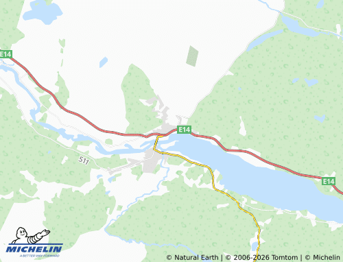 MICHELIN Stöde map - ViaMichelin