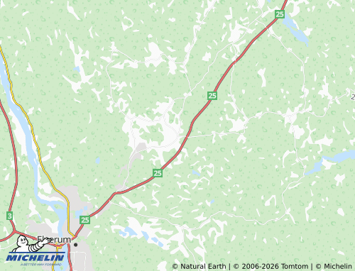 MICHELIN Finstad map - ViaMichelin