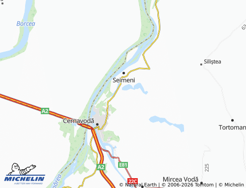 Mappa MICHELIN Seimenii Mici - ViaMichelin