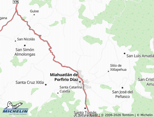 MICHELIN San Felipe Yegachin map - ViaMichelin