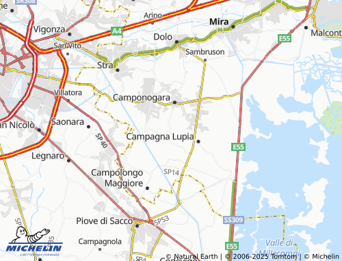 MICHELIN Premaore map - ViaMichelin