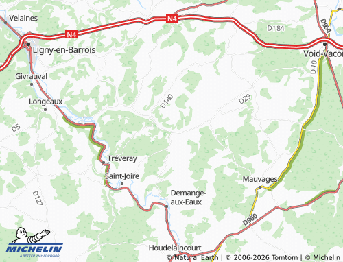 MICHELIN Reffroy map - ViaMichelin