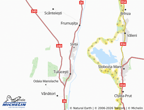 MICHELIN-Landkarte Tătarca - ViaMichelin