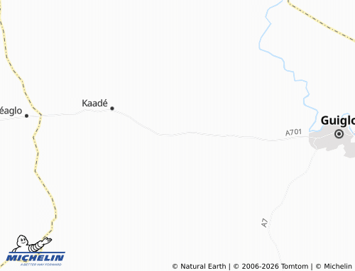 MICHELIN-Landkarte Béoua - ViaMichelin
