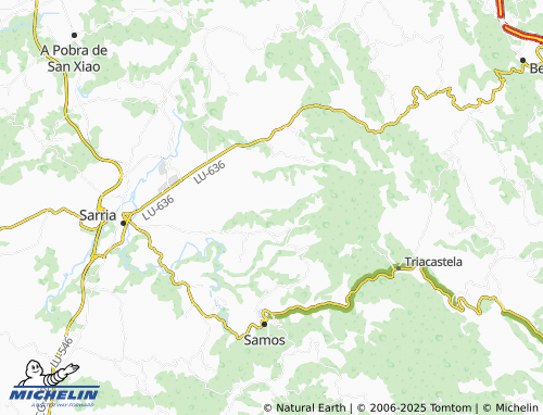 MICHELIN Toldaos (San Vicente) map - ViaMichelin
