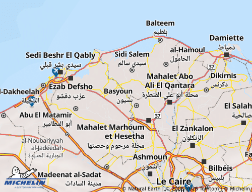 Mappa MICHELIN Shubrakheet - ViaMichelin
