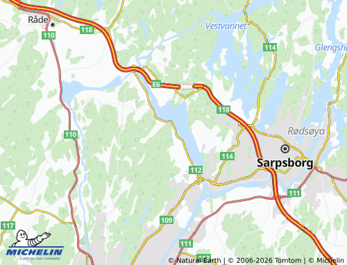Mapa MICHELIN Rostadneset - ViaMichelin