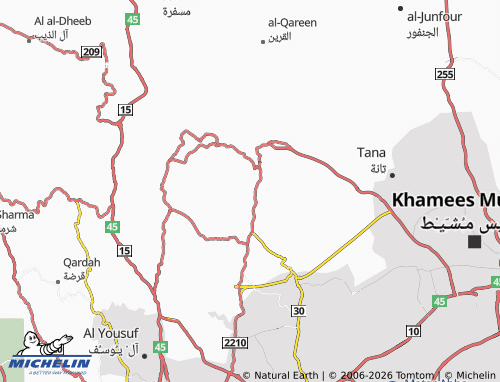 MICHELIN-Landkarte al-Qamra' - ViaMichelin